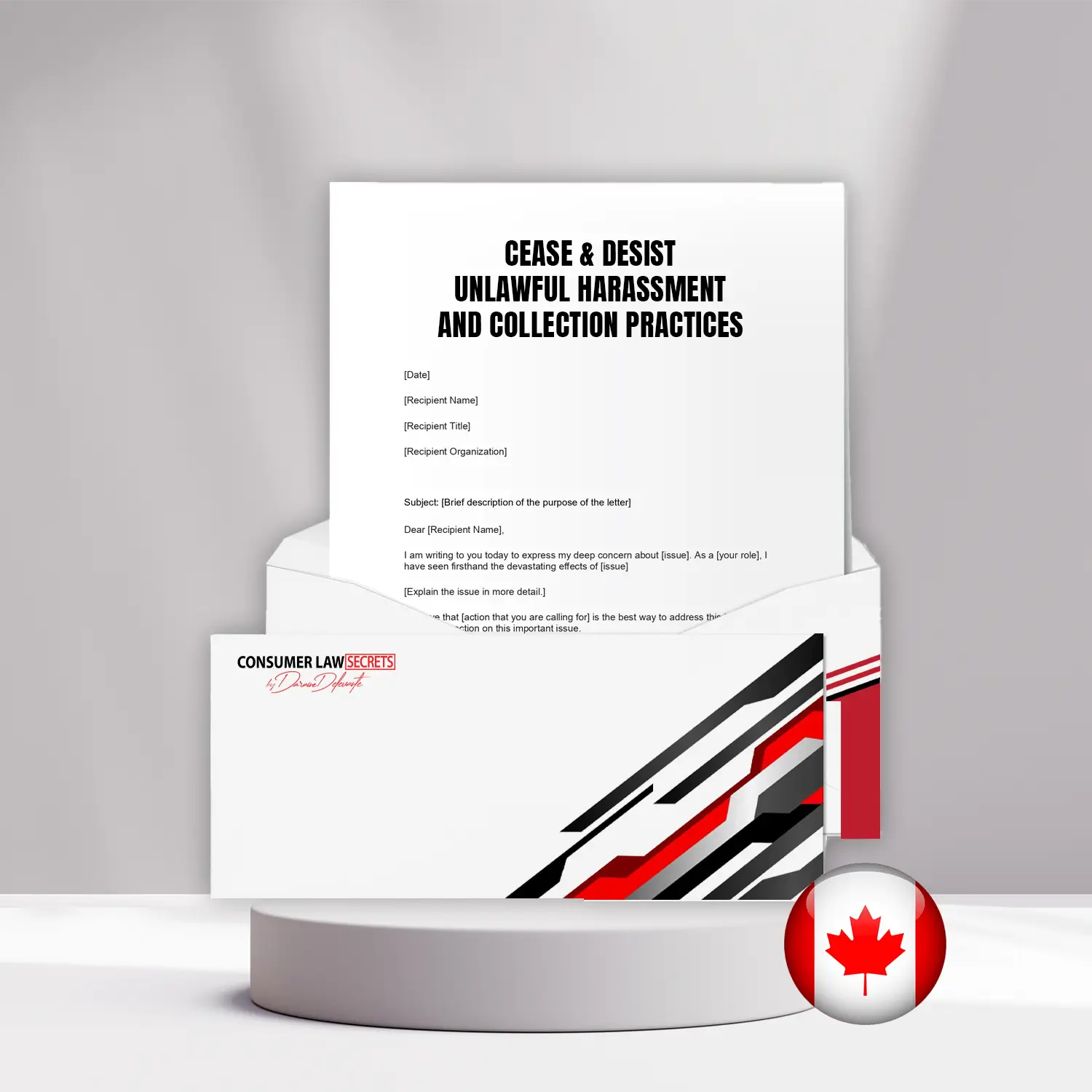 Cease & Desist Unlawful Harassment and Collection Practices