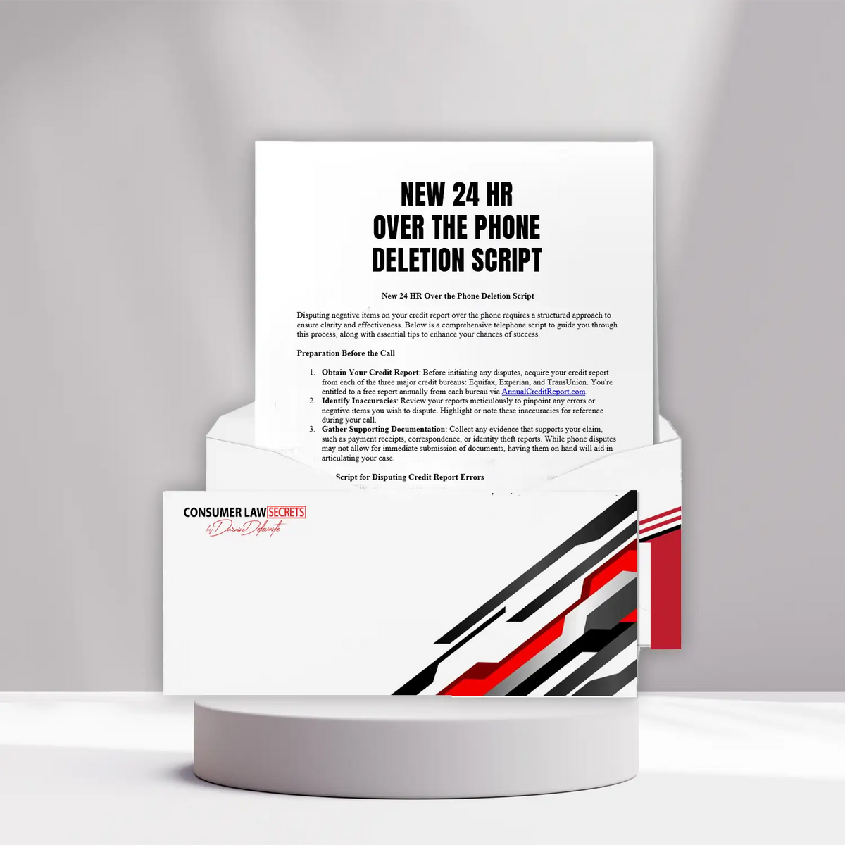 New 24-Hour Over the Phone Deletion Script