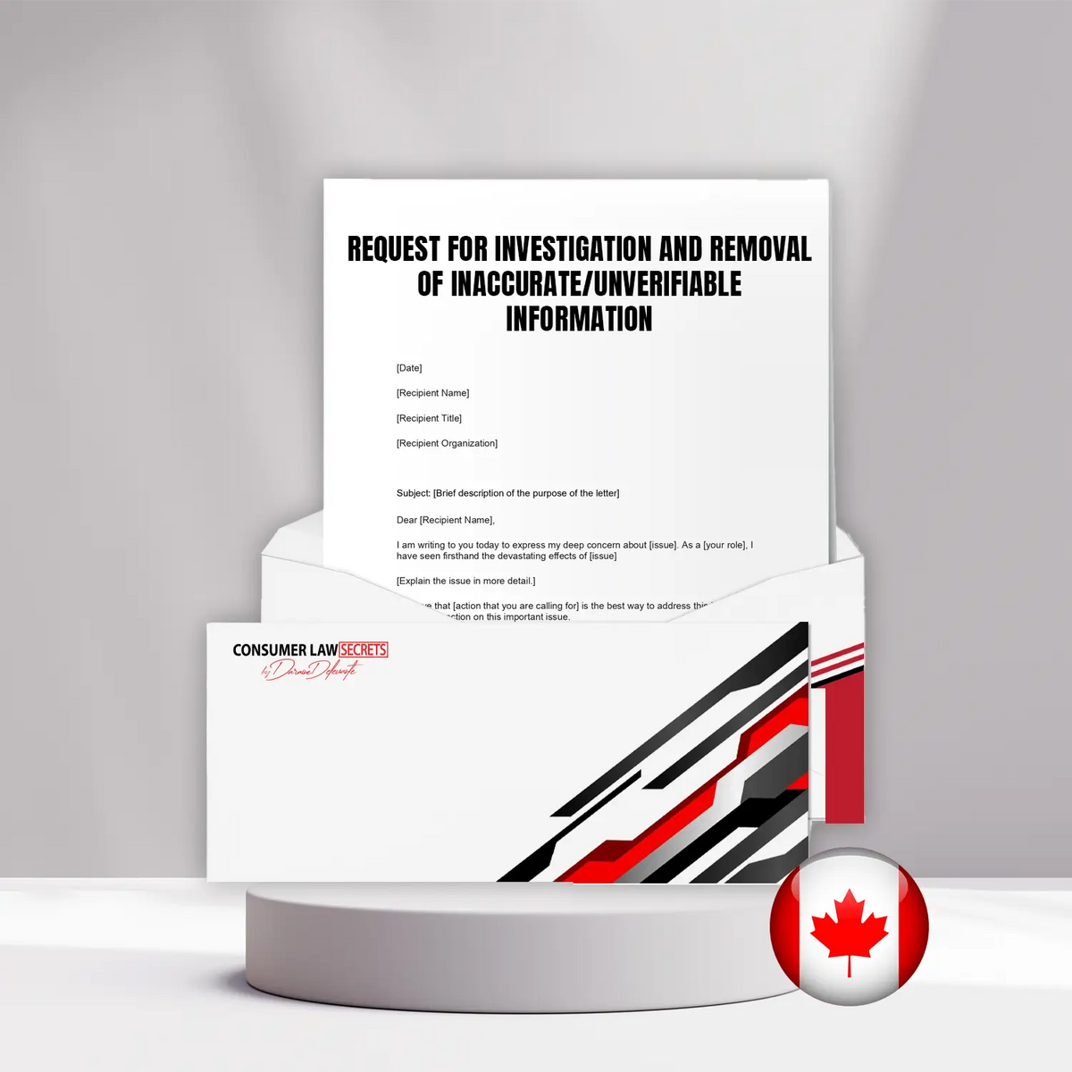 Request for Investigation and Removal of Inaccurate Unverifiable Information