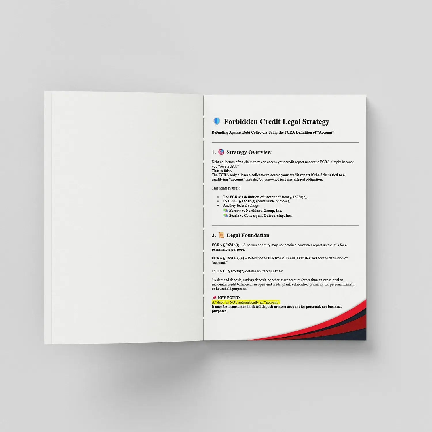 A “Debt” Is Not Automatically an “Account”