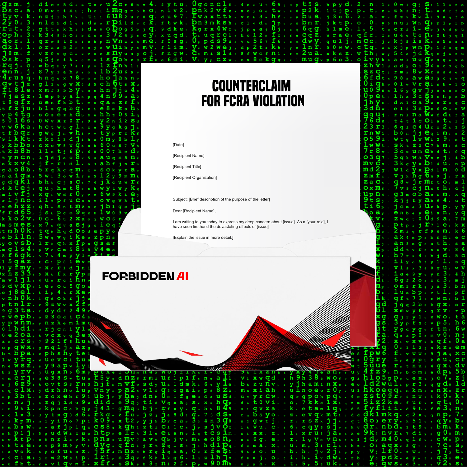 Template: Counterclaim for FCRA Violation