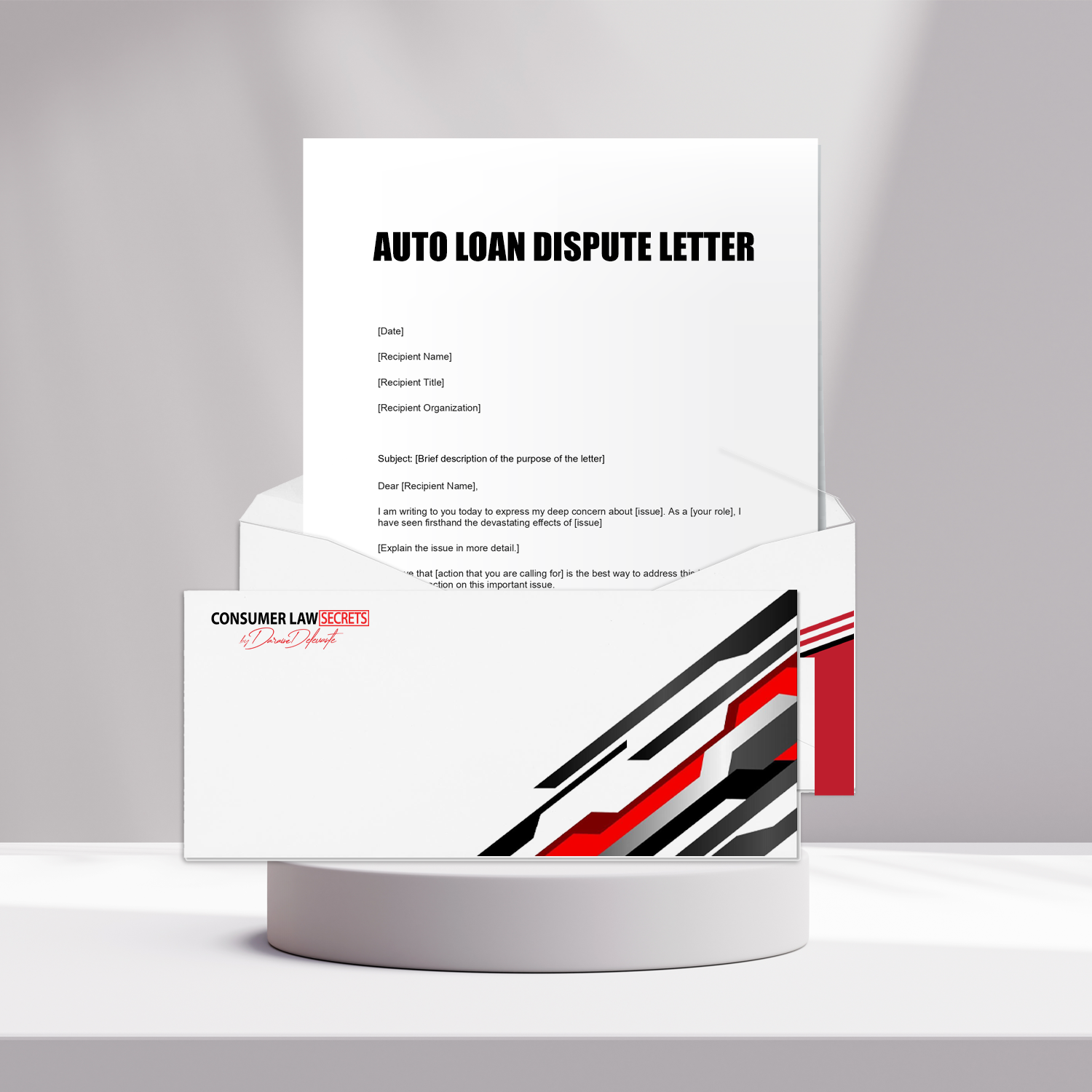 Auto Loan Deletion Letters